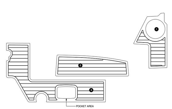 2016-2020 G21 Love Seat Storage Kit