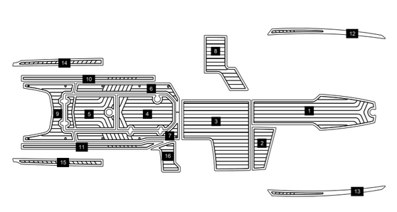 2016 G25 Deck Kit SeaDek