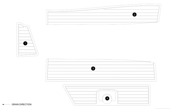 2017-2020 G25 Love Seat Storage Kit SeaDek