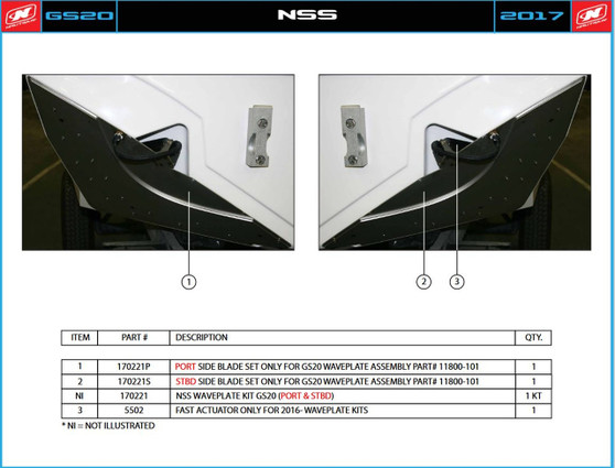 2017-2022 GS20 NSS WAVEPLATE