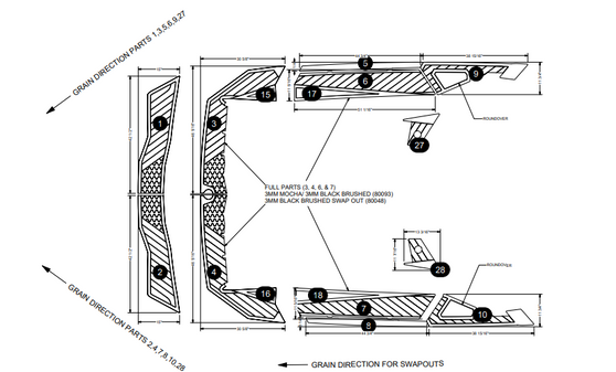 2019-2024 SKI NAUTIQUE STERN DECK KIT SEADEK