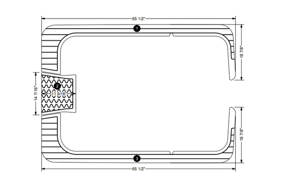 2019-2025 SKI NAUTIQUE MOTOR BOX SURROUND KIT SEADEK