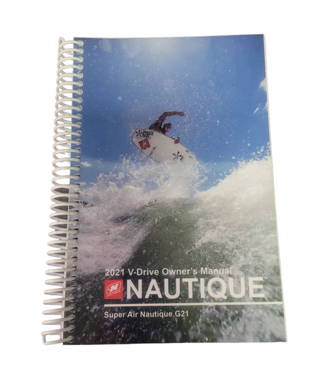 2021 OWNERS MANUAL - V-DRIVE: SUPER AIR NAUTIQUE G21