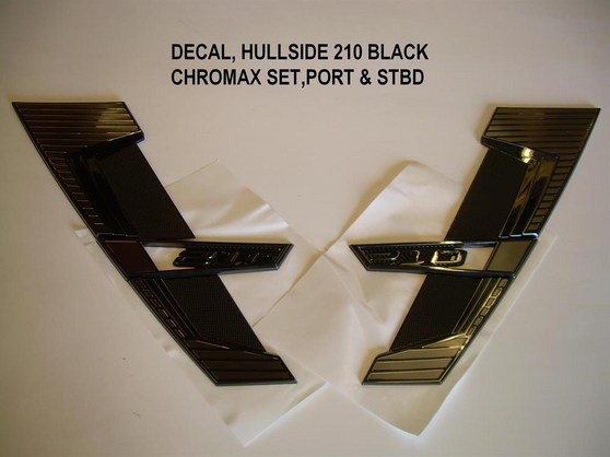 210 Hullside Chromax Decal Set