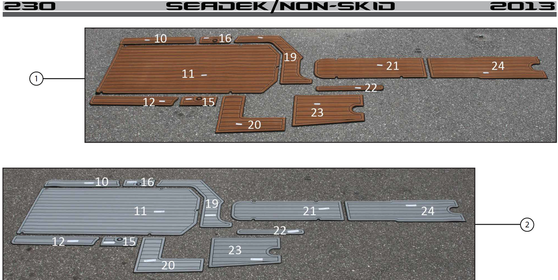 230 Seadek Floor kit