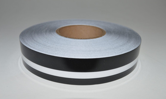 ACCENT TAPE - DOUBLE PINSTRIPE 1/2" X 1/4" - WHITE, BLACK, OR RED