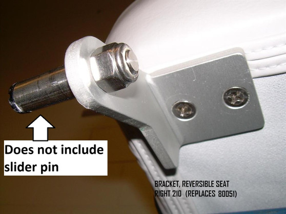 BRACKET, REVERSIBLE SEAT RIGHT 210