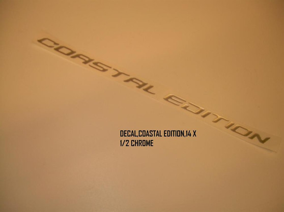Chrome Coastal Edition Decal