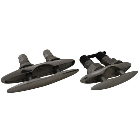 Cleats, pull up, available in 4.5 and 6 inches, stainless steel