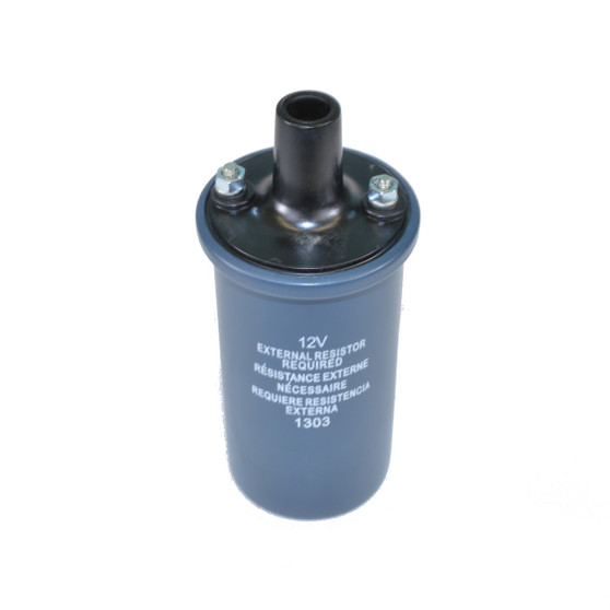 Coil, external resistor