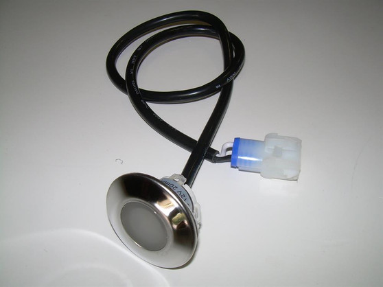 Courtesy Light White Push-In W/ 2 Wire Connector