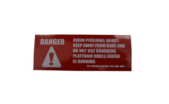 Danger: Personal Injury Decal