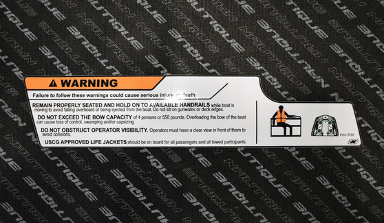 DECAL BOW MAX CAP P-SERIES