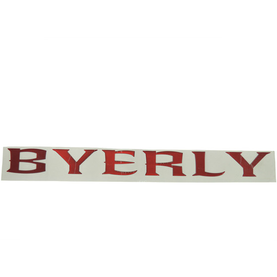 DECAL, BYERLY NAME FOR HULL GRAPHIC 38.66 X 3.69