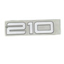 decal, model ID "210" silver w/ black outline 2003-