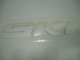 Large "SKI" Hullside Chromax Decal