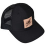 Nautique Trucker Hat w/ Leather Patch