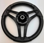 Steering Wheel, Black with Silver Hub