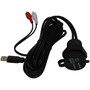 USB/AUX PLUG WITH CABLE, 13 ft