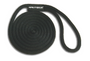 3/8'' x 15' Nautique logo dock line black