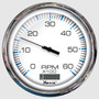 4"  Inboard Tachometer with Hourmeter, 0-6000 RPM