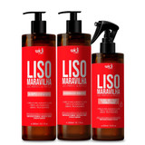 Kit Widi Care Trío Liso Maravilloso Hidratante Completo 3 Productos