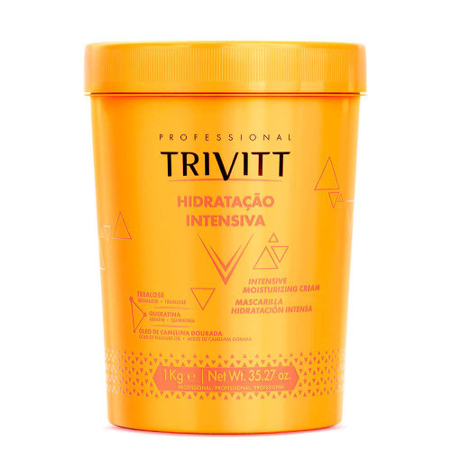 Trivitt Máscara de Hidratación Intensiva Crema Hidratante Cuidado del Cabello 1kg/35.2 oz