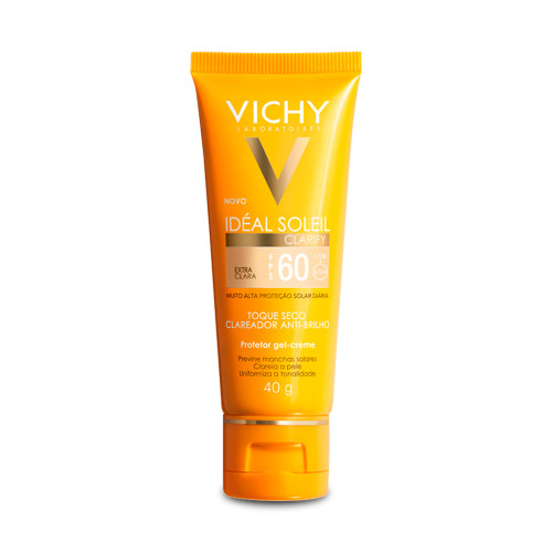 Vichy Idéal Soleil Clarify Protector solar SPF60 con color extra claro 40g/1.4oz