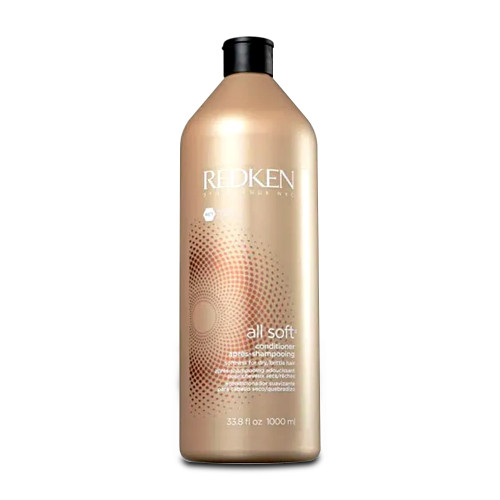 Redken Champú All Soft Hidrata y Devuelve la Suavidad al Cabello Seco y Dañado 1000ml/33.8 fl. oz./33.8 fl.oz