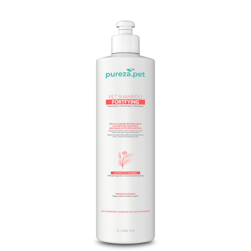 Pureza Pet Shampoo Fortfying Professional GinPureza Pet Shampoo Fortfying Professional Ginseng Extract Reduce Hair Loss 1L/33.81 fl.ozseng Extract Reduces Hair Loss 1L/33.81 fl.oz