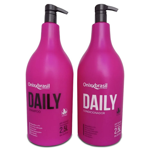 Kit Onixx Brasil Daily Macadamia Champú de uso diario 2500ml/84.53 fl.zo y Acondicionador 2500ml/84.53 fl.oz