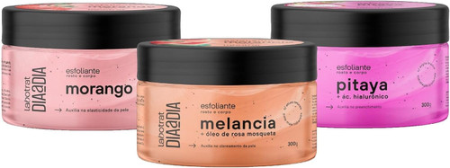 Labotrat Kit Exfoliante Corporal Sandía, Pitaya y Fresa 300g/10.58oz