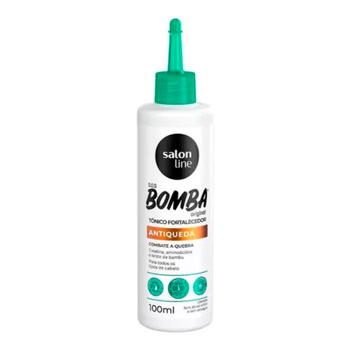 Salon Line Sos Bomba Tónico Fortalecedor Anticaída 100ml/3.38fl.oz