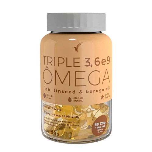 Eleve Life Omega 3, 6 y 9 - Triple Omega - 1 Bote con 60 Capsulas