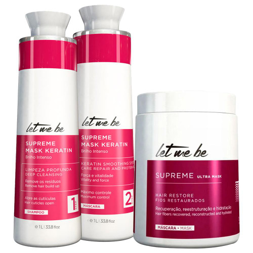 Kit Let Me Be Supreme Liss Straightening System + BBtox Anti Aging