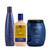 Kit Aneethun Profesional Línea A Champú 300ml/10.1 fl.oz Crema Silicona 250ml/8.45 fl.oz y Mascarilla Capilar 500g/17.6 oz