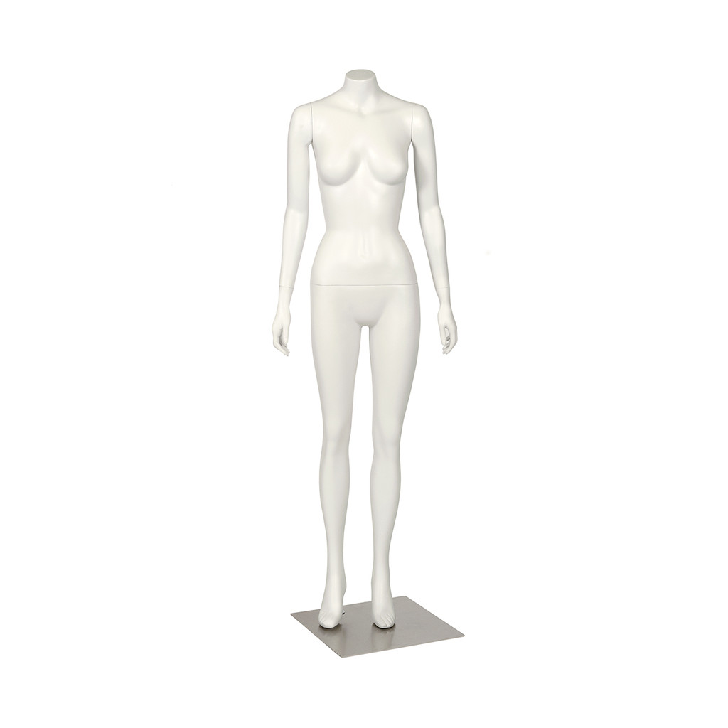 Fibreglass female mannequin fashionable pose without head (B9410WH)