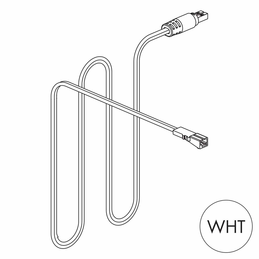 MAXe LED bar and downlight direct power cable (L60606WHT)