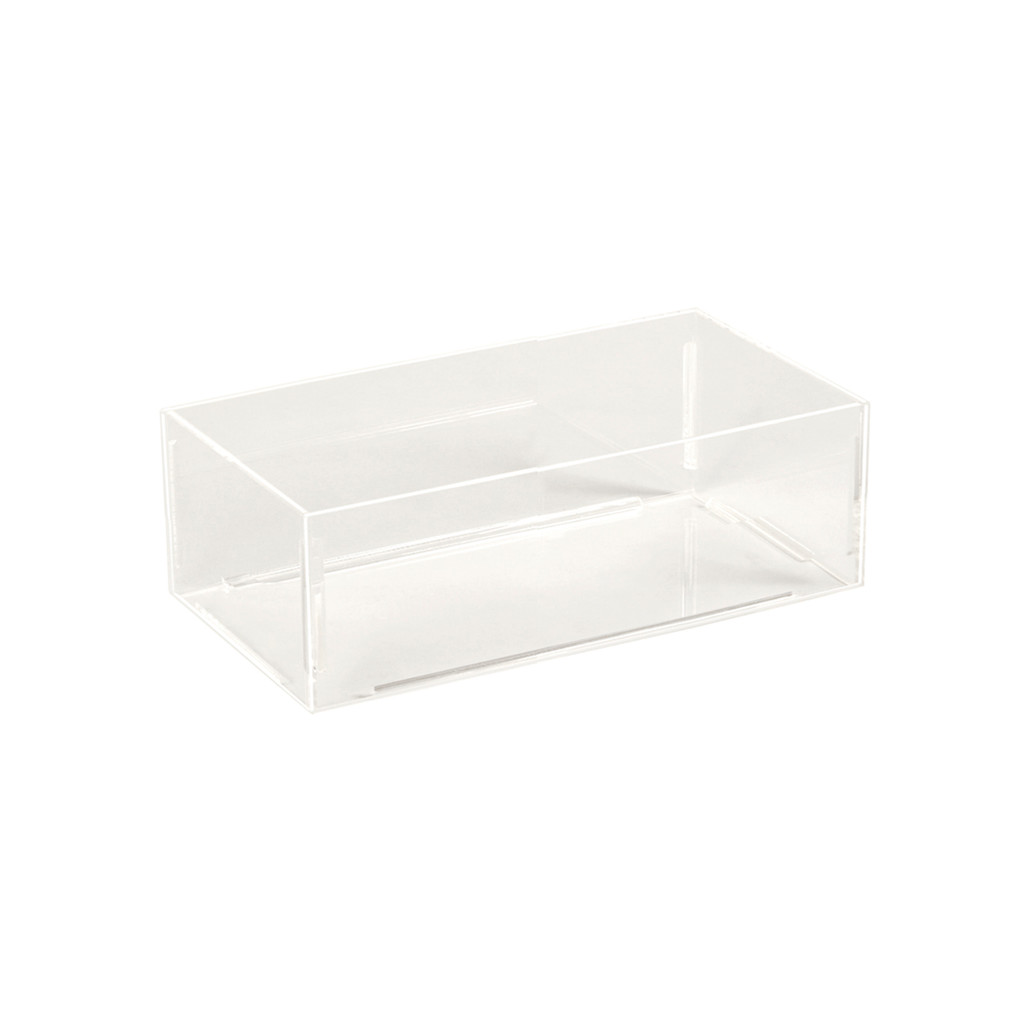 Shop for Shops Acrylic container rectangular 200 x 100 x 75 mm H(M2710CA)
