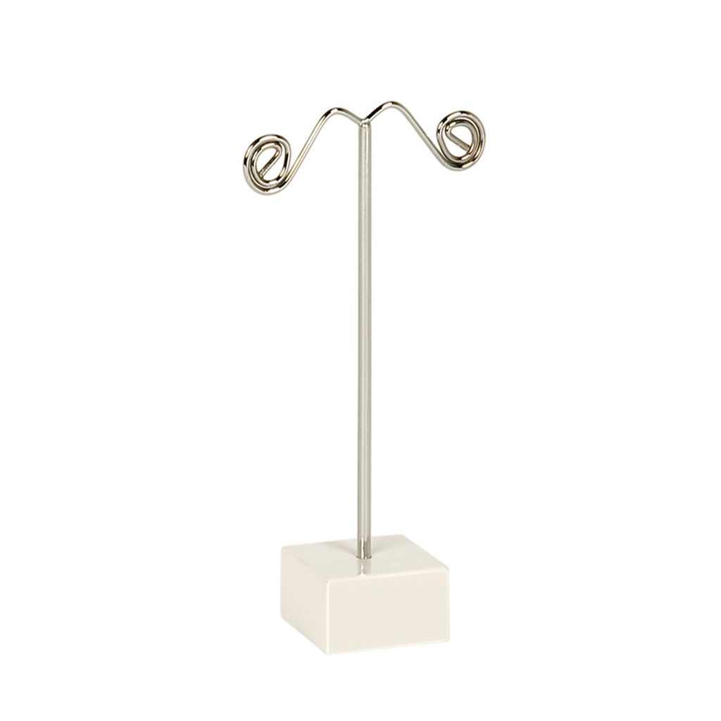 Shop for Shops Earring stand on cube medium 30 mm sq base x 105 mm H(M3311CHWH)