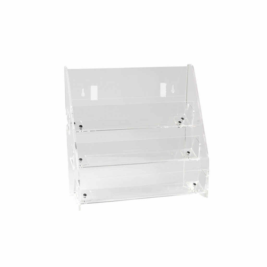 3 tier card unit - can be mounted on slatwall 295 mm (M4340CA)