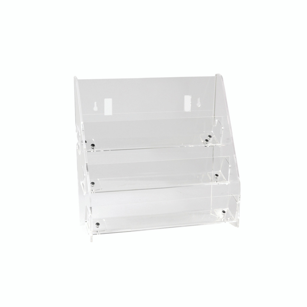 Shop for Shops 3 tier card unit - can be mounted on slatwall 295 mm 295 W x 145 D x 310 mm H(M4340CA)