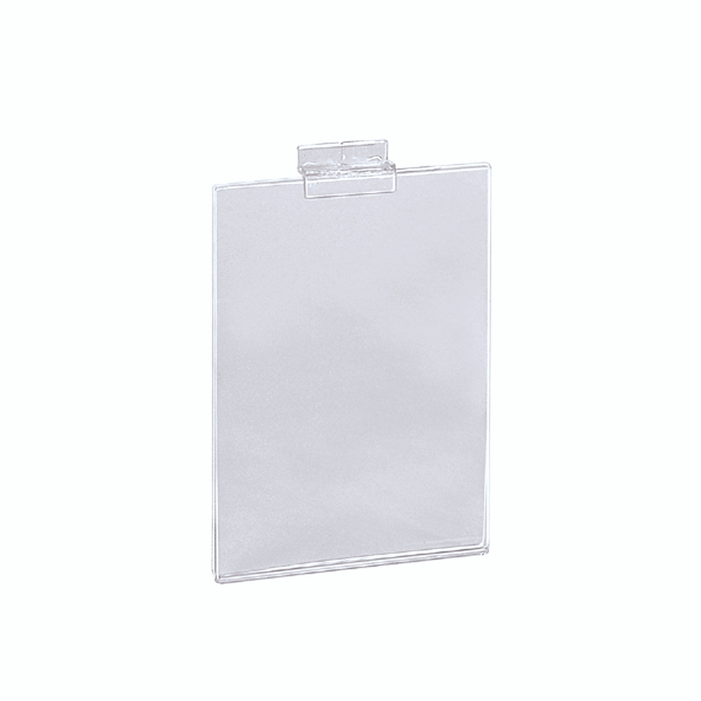 Shop for Shops Slatwall acrylic A5 sign display - portrait 150 W x 210 mm H(S2531CA)