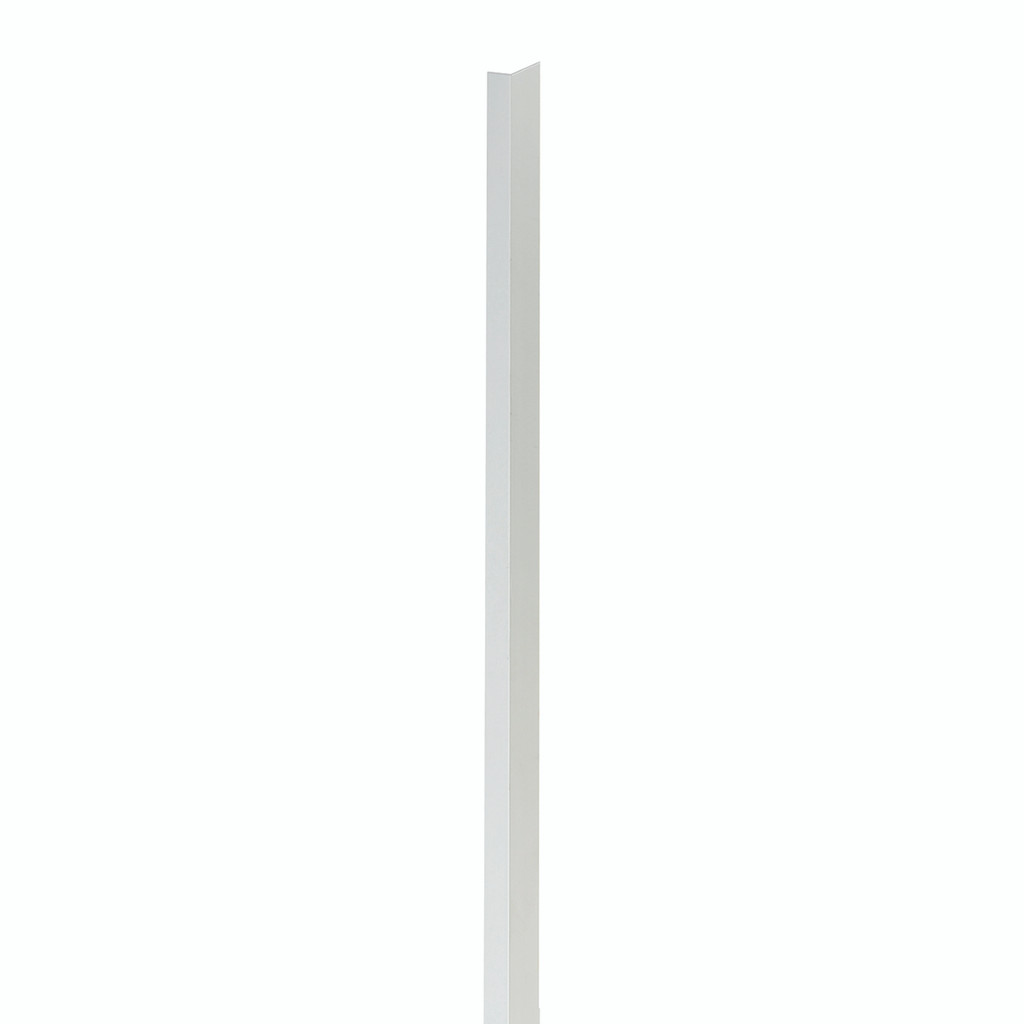 Shop for Shops Aluminium angle edging for 18 mm thick slatwall panel 2500 mm L(S3606AL)
