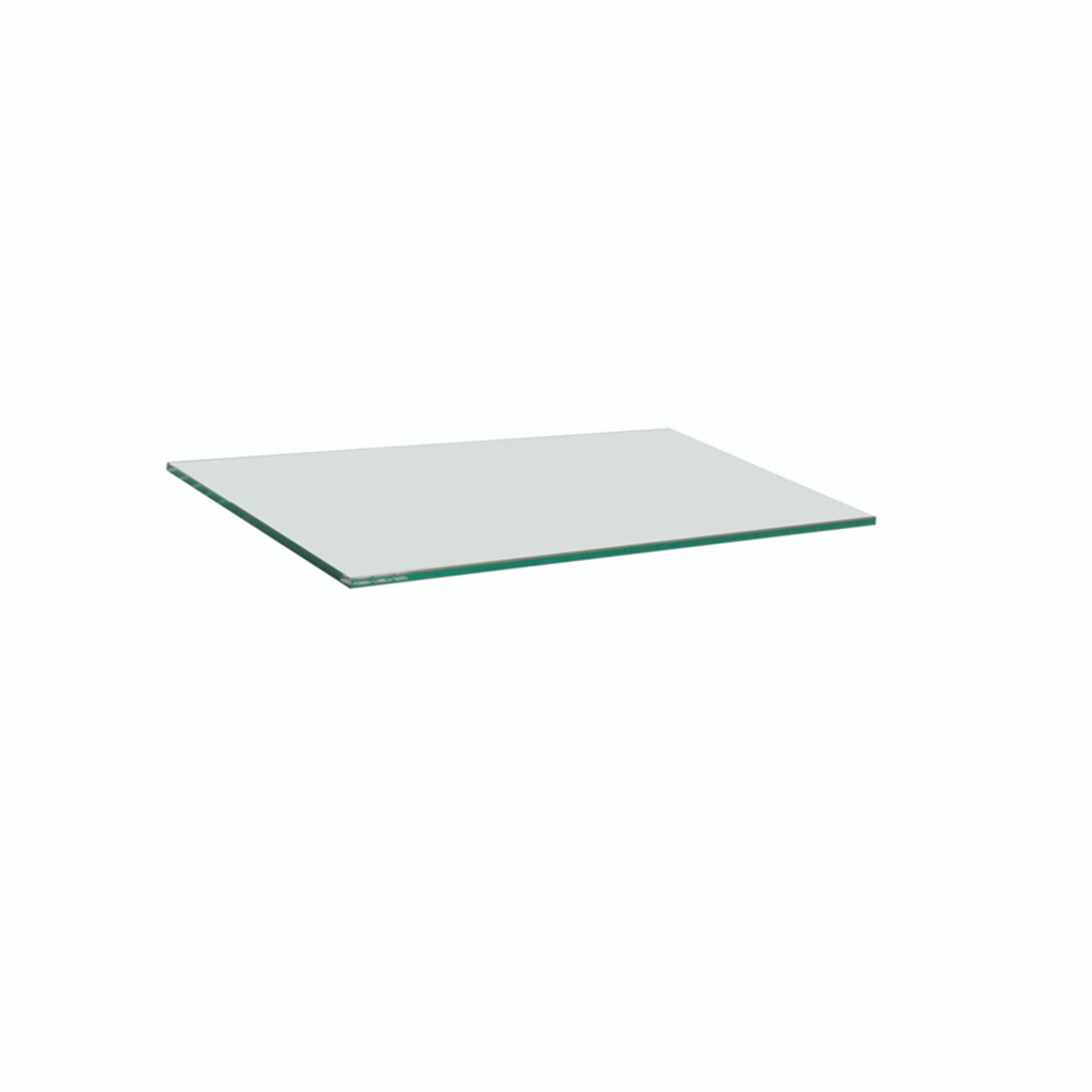 Shop for Shops Tempered glass shelf with polished edges 595 L x 300 D x 8 mm Thick(S9033CG)