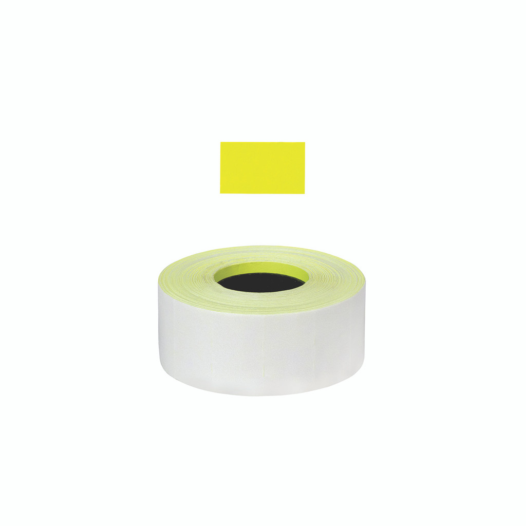 Blank labels for two line pricing gun T1940 pack of 5 rolls (T1943FY)