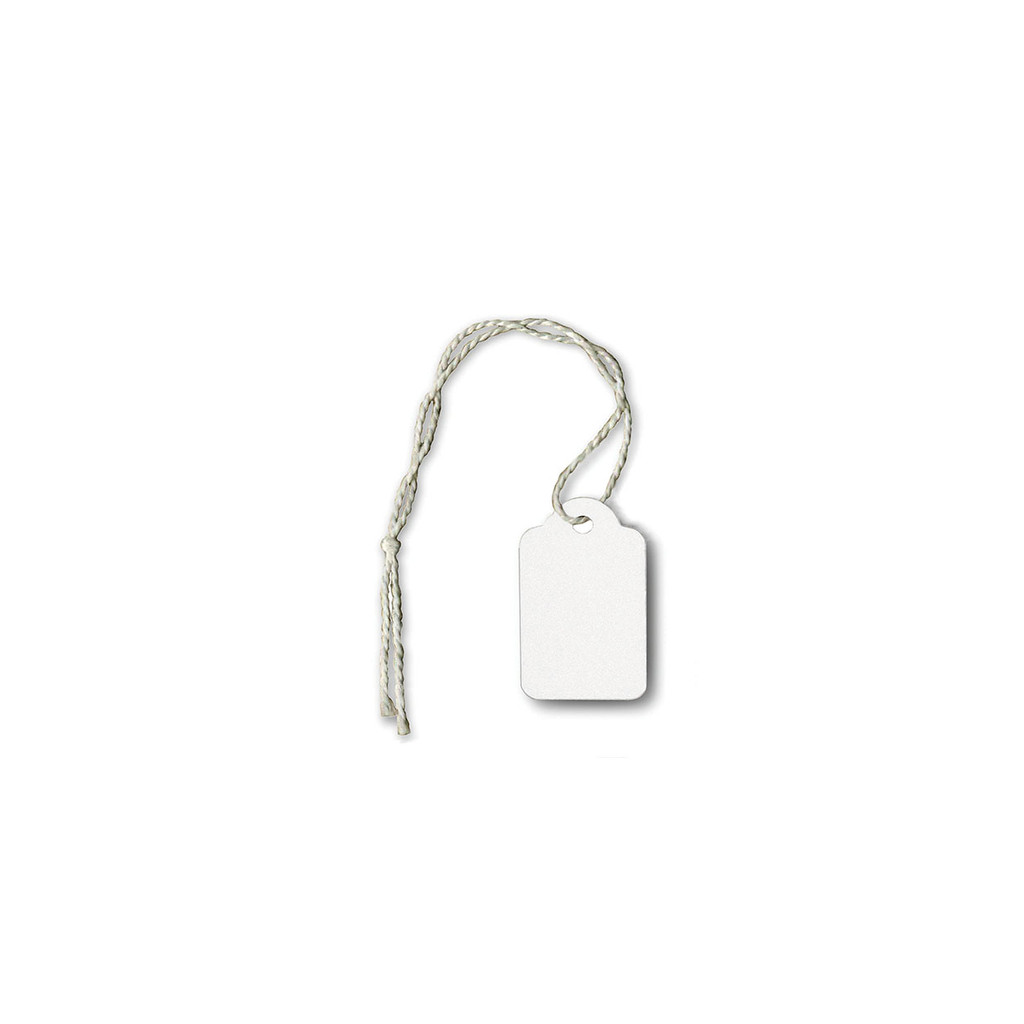 Stringed swing tag blank extra large (T3410WH)