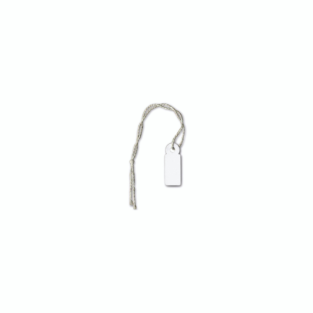 Shop for Shops Stringed swing tag blank extra small 9 W x 24 mm H(T3414WH)