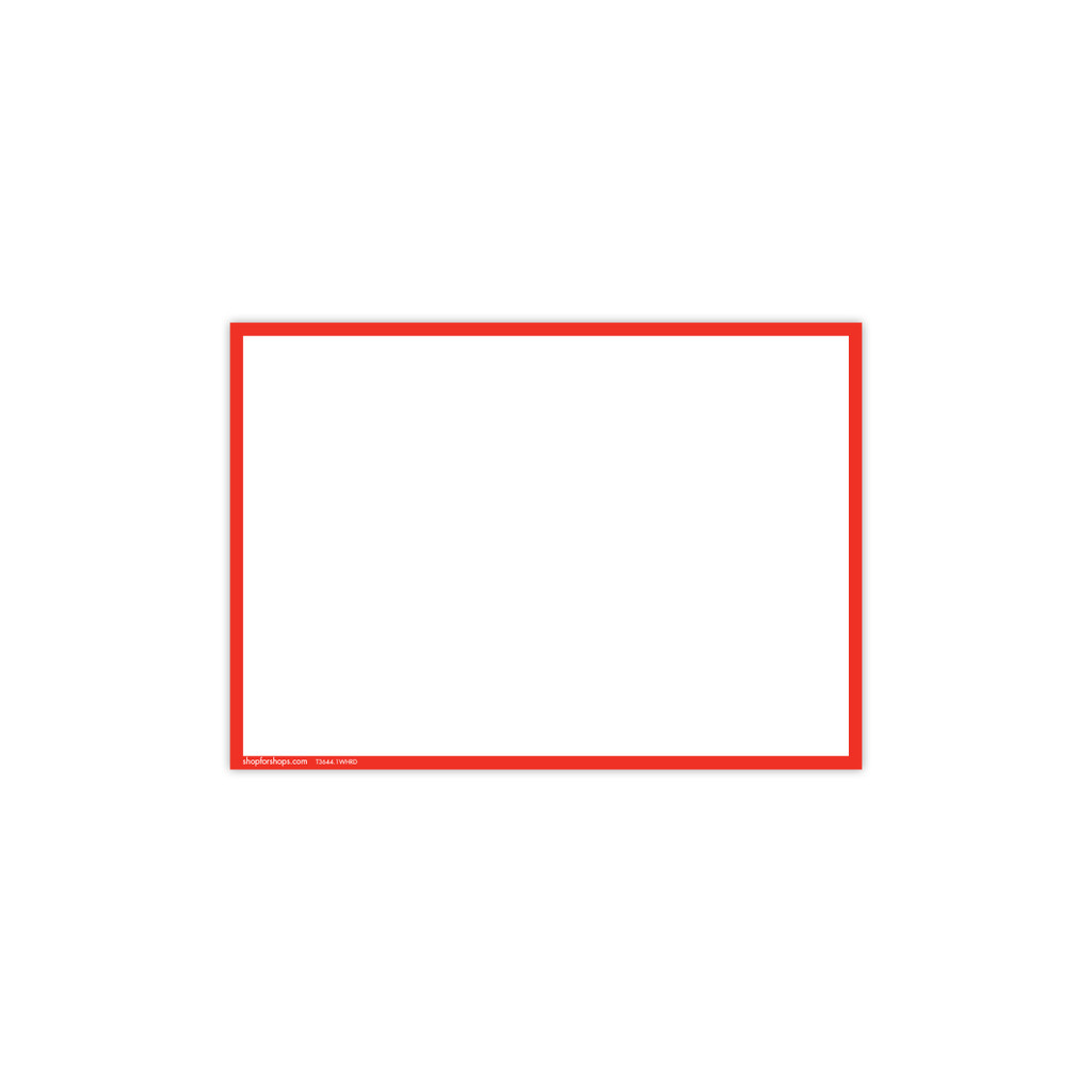 Shop for Shops Display tag blank A4 landscape (pack of 5) 210 W x 297 mm H(T3644.1WHRD)