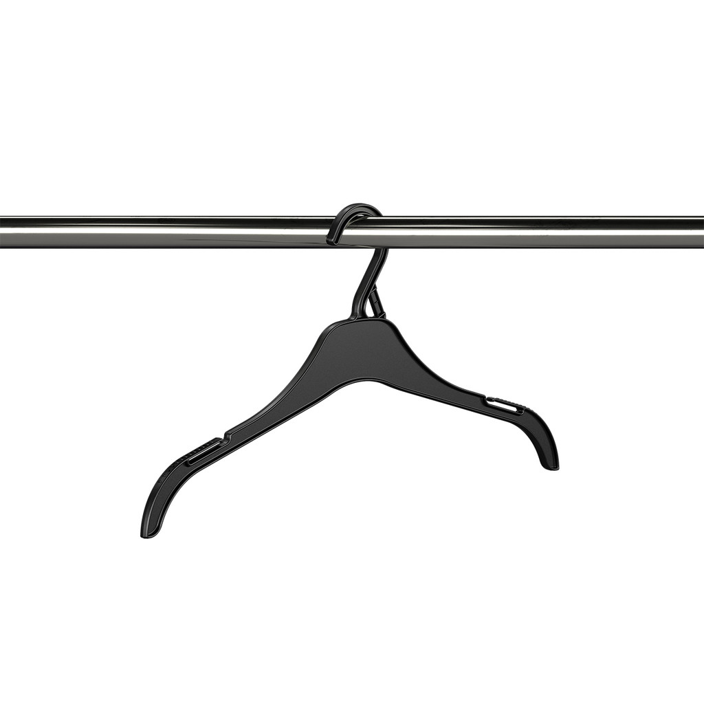 Plastic top hanger V series (HV1410BK)